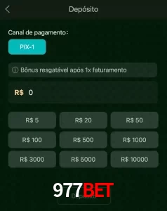 deposits 977BET
